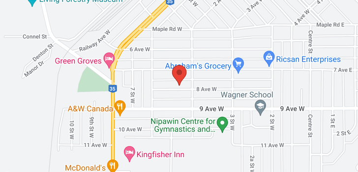 map of 603 8th AVE W